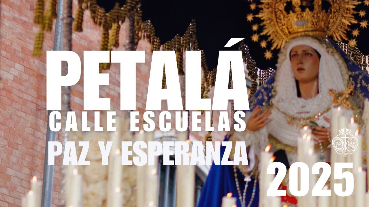 Virgen de la Paz y Esperanza | Calle Escuelas - Petalá | Semana Santa 2025 | Alcalá de Henares