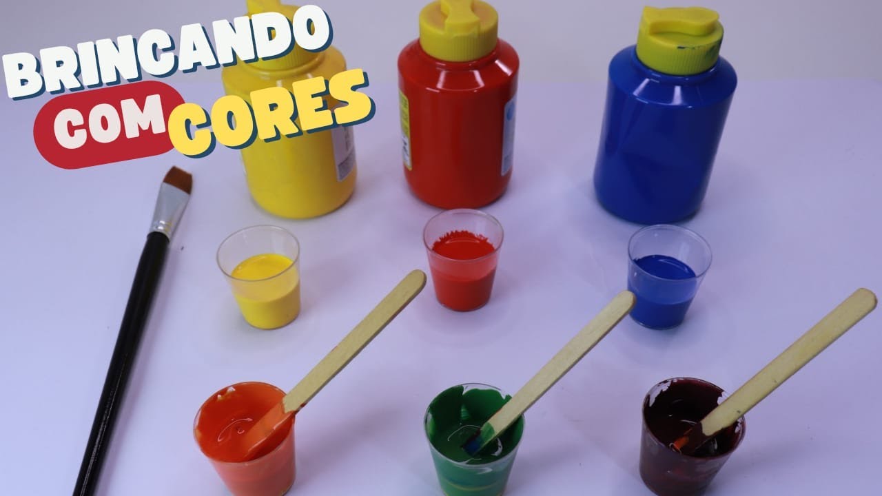BRINCANDO COM AS CORES | DESAFIO DIVERTIDO PARA CRIANÇAS - YouTube