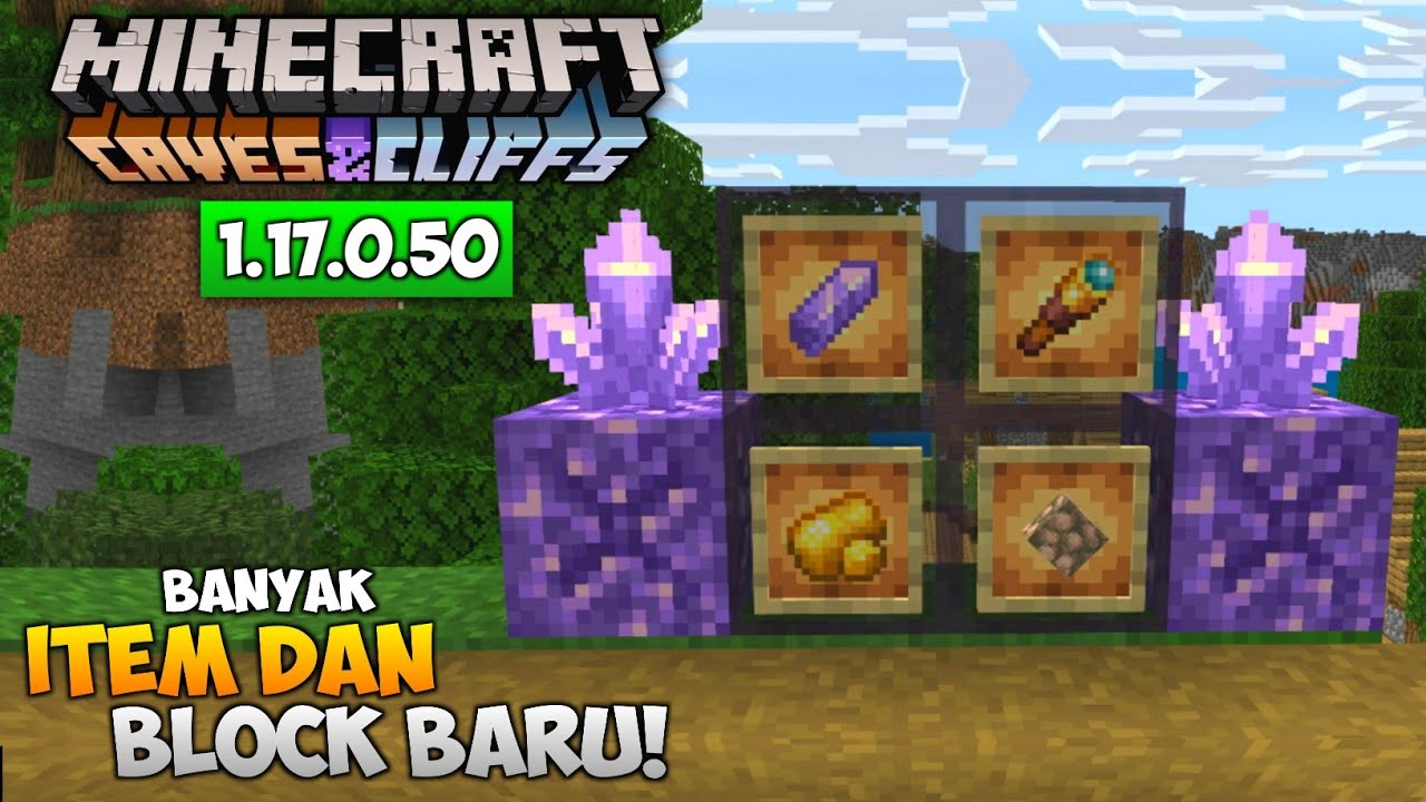 UPDATE! MCPE BETA VERSI TERBARU 1.17.0.50 - BANYAK ITEM & BLOCK BARU ...