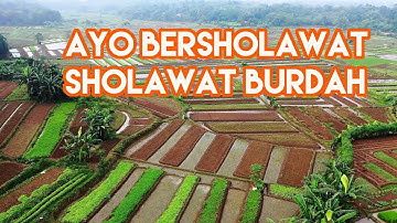 Sholawat Penyejuk Hati Di Iringi Suling Bambu Dengan Gambar Drone Pemandangan Alam Indah