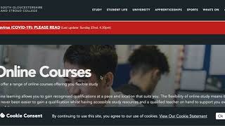 How to sign up to SGS College online learning courses screenshot 4