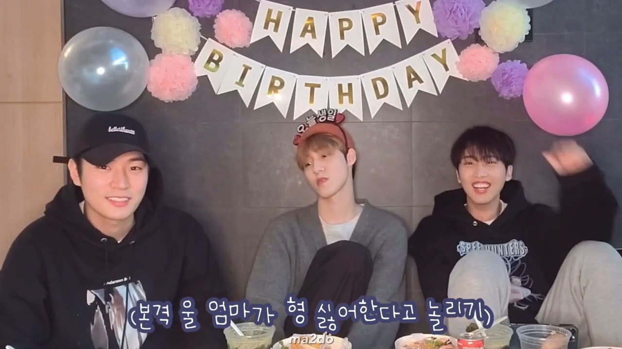 크나큰(KNK) 김지훈 생일 브이앱 귀여움 모음