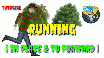 Drawing Cartoons 2 Running Tutorial IN PLACE & to FORWARD!