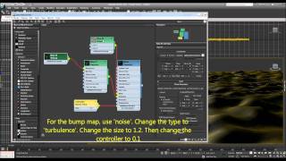 3DS Max tutorial - Creating waves (1080p)