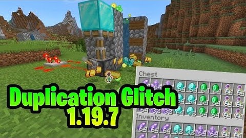 ALL MINECRAFT DUPLICATION GLITCHES 1.19.7 (PS4,PS5,XBOX,PC)
