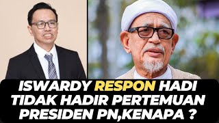 Download Lagu ISWARDY RESPON HADI TIDAK HADIR PERTEMUAN PRESIDEN PN,KENAPA ? MP3