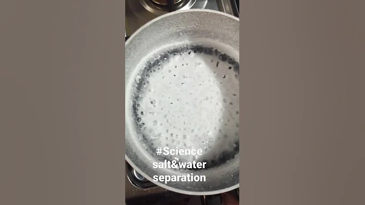 #short#Science salt and water separation using evaporation