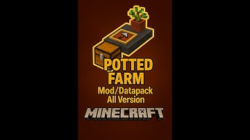 Tree Farm Datapack #Potted Farm #Moderith #Mods #Fabric