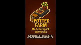 Tree Farm Datapack #Potted Farm #Moderith #Mods #Fabric