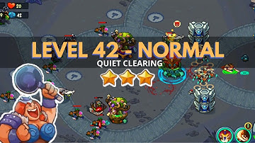 King of Defense: Level 42 NORMAL / QUIET CLEARING / with basic heroes