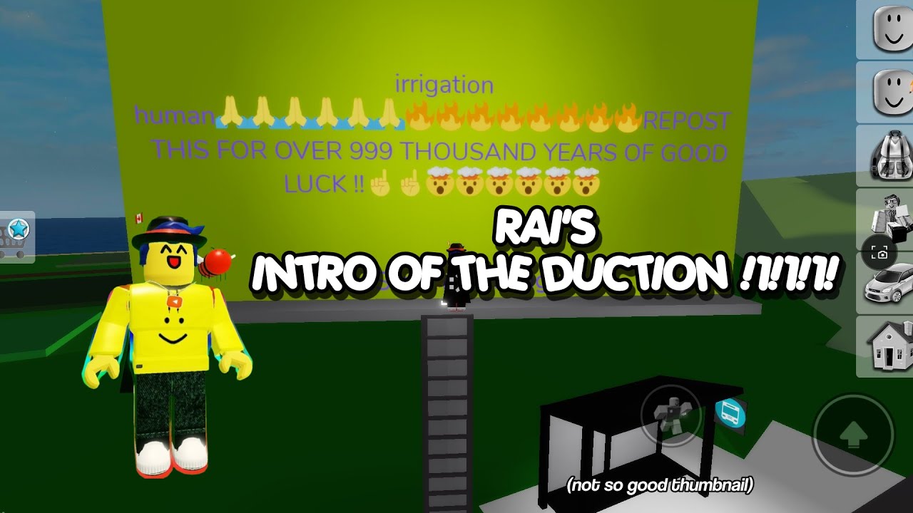 Rai's Intro of the Duction.