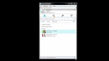 How to start a new chat session in Microsft Lync
