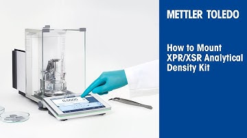 How to mount XPR/XSR Analytical density kit