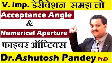 Derivation for Acceptance angle and Numerical Aperture expression problem | Fiber Optics Derivation