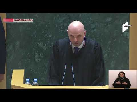 უზენაესი სასამართლოს ახლად არჩეულმა უვადო მოსამართლეებმა პარლამენტში ფიცი დადეს