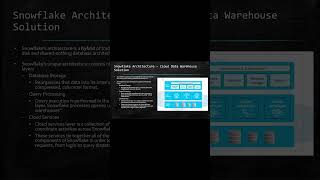 Snowflake Architecture #shorts #snowflake #snowflaketutorial #architecture #gcp #gcpcloud #cloud