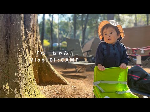 ［Vlog］わーちゃん1歳10ヶ月のキャンプ