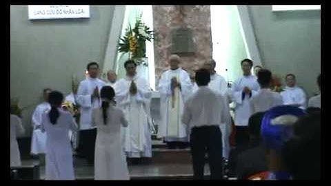 Thánh Lễ Kỷ Niệm 50 Năm Thụ phong linh muc chua Giuse Nguyễn TIến Sự Tại GX Thánh  Linh BMT