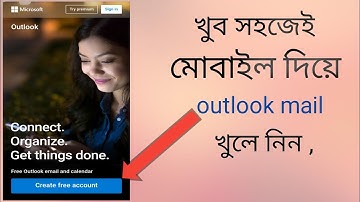How to Create Microsoft Outlook Email Account 💌 Best Bangla Tutorial 2021