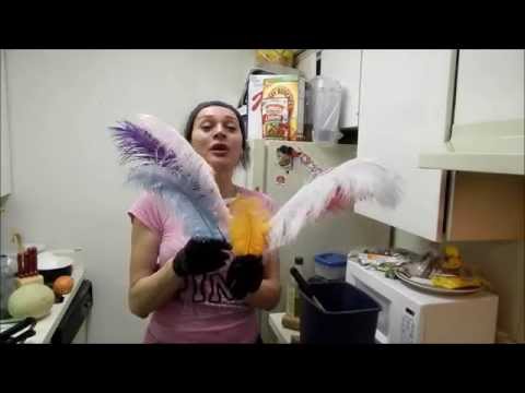 como pintar las plumas - YouTube