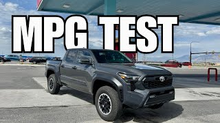 I canβt believe I got this MPG in the 2024 Toyota Tacoma!