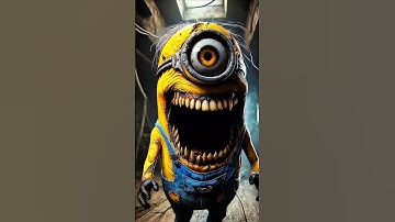 Horror versions of the Despicable Me characters scary #cartoon #creepy #horror #animation #bahekid
