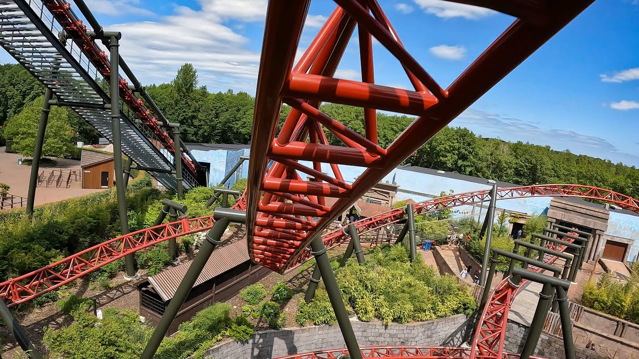 DrageKongen [4K] Front Seat POV - Djurs Sommerland