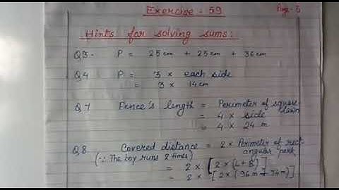 Class IV (Mathematics) "Perimeter of Rectilinear Figures" (Part 2) (Attachment in Description box)