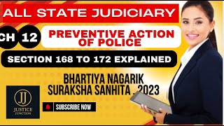 Chapter 12 BNSS  Preventive Action of Police | Justice Junction