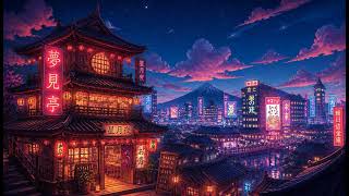 🌙 Midnight Lofi 🎧 Slow Japanese Retro Beats & Rain to Code, Game & Chill