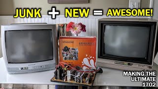Restoring a Commodore 1702 monitor using a main board from 2023