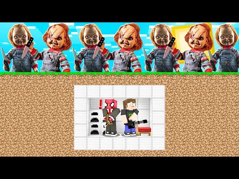 CHUCKY BEBEK VS %100 GÜVENLİ SIĞINAK! 🔪 - Minecraft