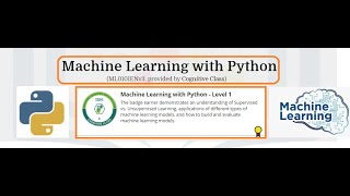 Machine Learning with Python | Machine Learning with Python | Machine Learning Python Certification