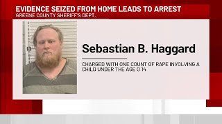 Evidence seized from Greene County home leads to child rape charge, $1 million bond