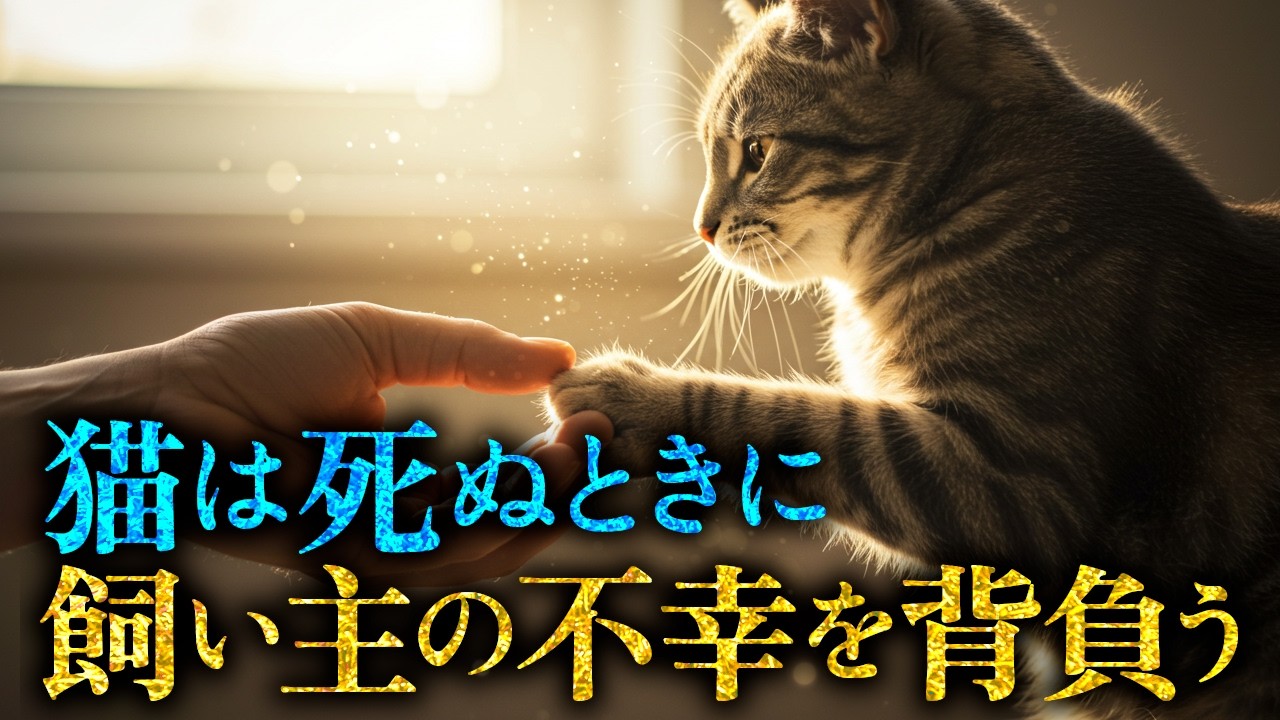 【想別】猫は死ぬときに飼い主の不幸を背負う｜それが意味するものとは？