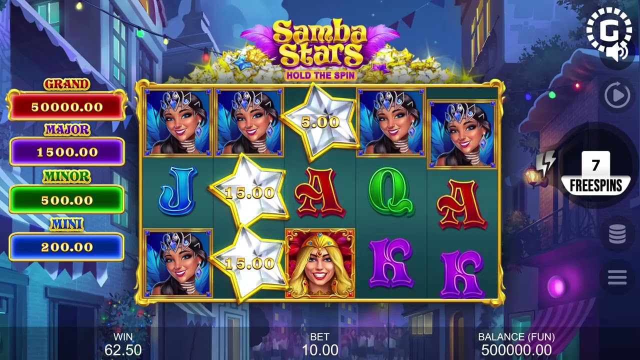 Samba Stars Hold the Spin by Gamzix Slot Features | GamblerID