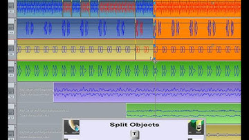 Samplitude - Working with Objects 07:Splitting Objects in Real-time