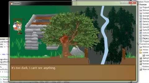 XNA game studio project foxman