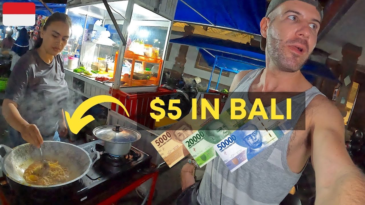 What Can $5 Get You in Bali?  (Indonesian Street Food Challenge) 🇮🇩