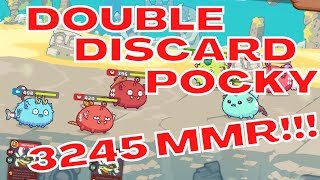 Rank 28 3245 MMR Double Discard Bug   Pocky Aqua | Season 20 | Axie Infinity