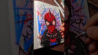 Drawing Spider-Punk  ( Spider-Man ) 🕷✨️ #spiderman  #spiderpunk #shorts