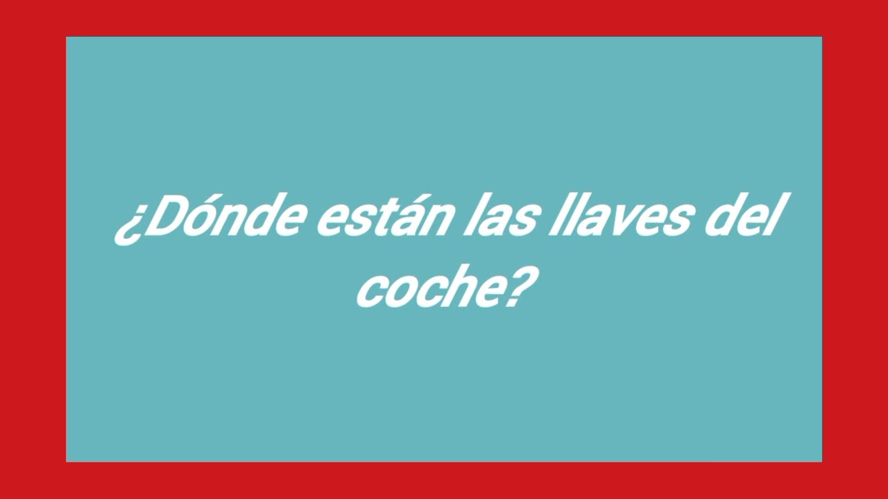 ¿Dónde? cómo usar lección:41