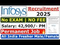 Infosys Recruitment 2025 | Infosys Fresher Jobs 2025 | Infosys Job Vacancy 2024 | Off-Campus Hiring