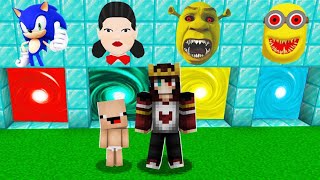 YANLIŞ KORKUNÇ MAĞARAYI SEÇERSEN ÖLÜRSÜN 😱 - Minecraft