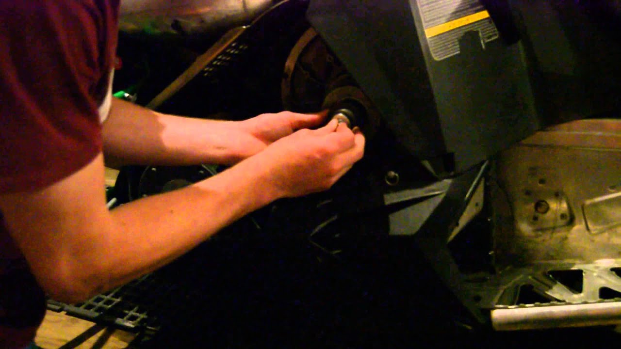 How to change a belt 2012 Arctic Cat YouTube