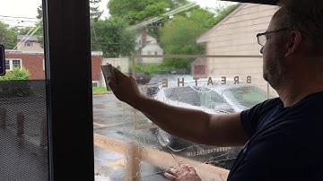 Static Cling Installation Instructions