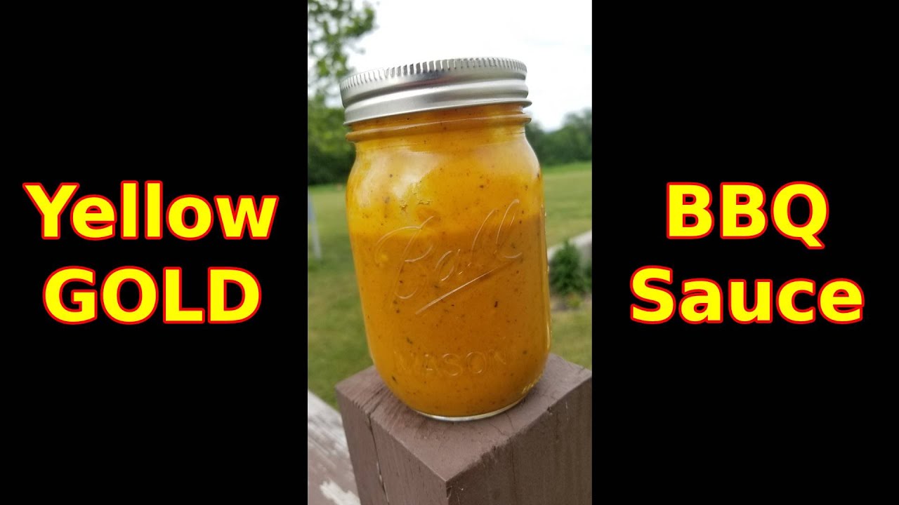Yellow GOLD BBQ Sauce Carolina Style BBQ Sauce Garvey Q BBQ YouTube