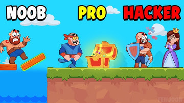 NOOB vs PRO vs HACKER ​in Bridge Legends