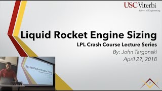 Rocket Engine Sizing