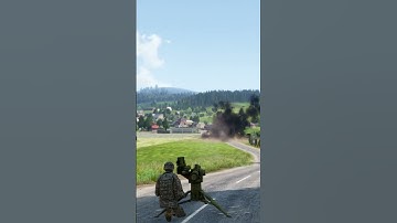 Konvoy T-90 Ambushed and hit by Tow - ARMA 3